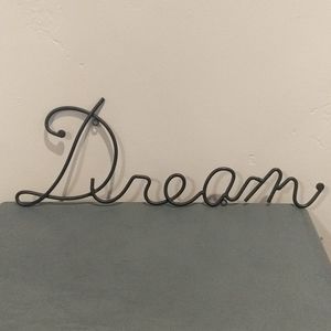 🌻3/$10 Metal dream sign